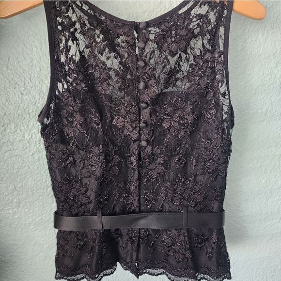 Scott McClintock lace belted vintage blouse - Picture 4 of 11